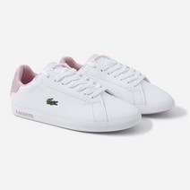 라코스테 여성 그레이쥬에이트 0721 스니커즈 화이트핑크
