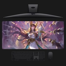 잡화 18종류 KDA 프레스티지 게이밍 마우스 장패드, 이렐리아