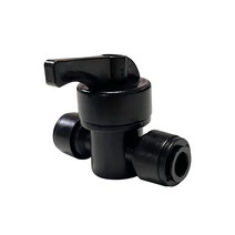 맞춤 1/4 "6.35mm OD 튜브 탭 차단 볼 밸브 POM 퀵 피팅 커넥터 수족관 RO 용 워터 필터 역삼 투 시스, 01 1/4
