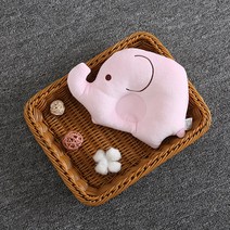 베개 찰 쌀 하우스 애완동물 펫 허그 쿠션 강아지 숏 고양이용 수면 테디 포메라니안 비곰 미드 소형 용품 2888075871, 코끼리. 핑크
