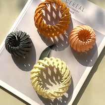 디엠몰 올림 묶음머리 고정 헤어핀밴드 돌려서 묶는 원형 무광 만두핀