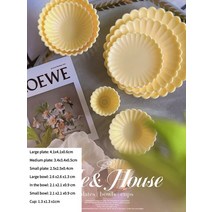 피규어사이트 인형집 커피 컵과 접시 세트 투명 시뮬레이션 미니어처 보관 상자 미니 주방 장면 액세서리, 08 a set of 8pcs