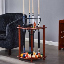 당구랙 거치대 당구장 원목 수직 낚시대 걸이 8홀, 블랙 8홀 신형 부채꼴 클럽 홀더