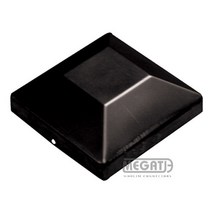 DFC44 휀스용 방부목 사각기둥캡 철물 블랙