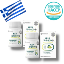 [HACCP인증] 그리스 키오스 매스틱 검 함량 50% 정 추출 분말 600mg x 120정 2개월분, 2통(2개월/120정)