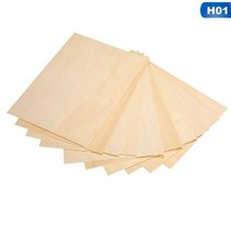 합판 제작 얇은 나무 재단 목재 가공 코팅 구입 발사 시트 하우스 선박 공예 모델에 대, 10개 300x200x2mm