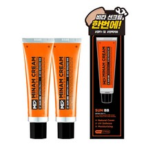 미프 남성용 미남 썬 비비크림 SPF50+ PA+++ 50ml, 혼합색상, 2개