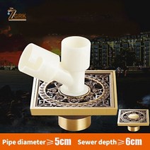 측구수로관 사각 원형 수로관 뚜껑 zgrk floor drains square 10cm, dl08st