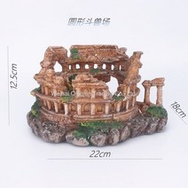 WARM수족관 수조 꾸미기 어항 용품 대형 조형물 물고기 은신처 장식 성 궁전
