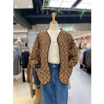 배색 퀄팅 패딩 점퍼(PN1PZ601)(1378388)