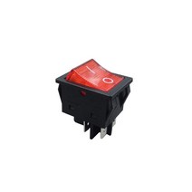 5Pcs ZH02-Ax AC 250V 16/20/25/30/35/40A 4 핀 로커 스위치 램프 ON-OFF 푸시 버튼 용접 기계 CE TUVCQC, 06 40A