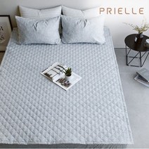 쁘리엘르 모노라인 순면 누비 패드 SS/Q, 상세설명 참조