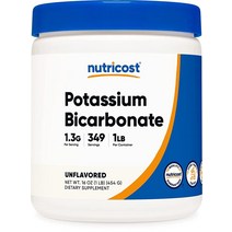 Nutricost 중탄산칼륨 파우더 0.9kg2파운드 글루텐 프리 GMO, 1 Pound (Pack of 1)