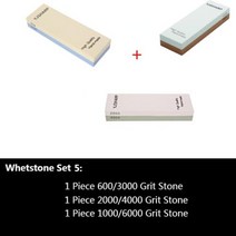 칼갈이 가위갈이 주방용 크기 원피스 양면 나이프 숫돌, Whetstone Set 5