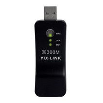 스틱PC 300mbps 미니 와이파이 어댑터 와이파이 usb 어댑터 휴대용 와이파이 이더넷 어댑터 빠른 속도 와이파이 동글 수신기 pc 노트북 네트워크 85, 검은색
