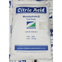 중국산 함수구연산 25kg 식품첨가물, 1포