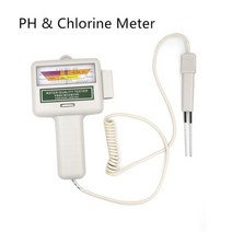 PC-101 PH 측정기 ORP 염소 측정기 TDS 염도 테스터 EC 온도 감지기 수질, 협동사, 2in1 Ph 염소, 1개