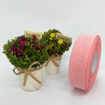 포장 리본 끈 제이제이리본 쉬폰리본25mm 40mm 21컬러 (길이 45M) 공단리본, CF03, 25mm