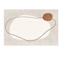 거실 캠핑 안마의자 러그 카페트 북유럽 와비사비 거실 공간 깔개 대형 홈스테이 홈 장식 추상 카펫 입구 현관 도어 매트 침실 장식 매트