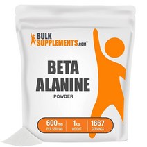 BulkSupplements.com 여성용 베타 알라닌 파우더 비건 운동 전 섭취 아미노 에너지 1kg, 8.8 Ounce (Pack of 1)