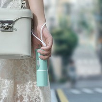 미니선풍기 휴대용 미니 날개 선풍기 날개 선풍기, 핑크