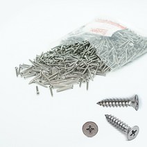 직결피스 접시머리 1종피스 스텐피스 접시머리피스 철판피스 직결나사 접시머리 양날피스 봉지판매, 접시머리 1종 피스 (스텐), 4 x 45(200개)