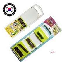 SBD_만능채칼 다기능슬라이스커터 채써는기계 무채썰기 무생채 야채칼 채소 두께조절 양파써는 무써는 당근채 세트 다용도_sbd, SBD_국산 사파이어4종채칼