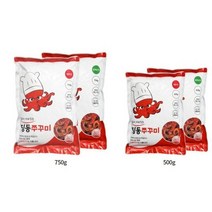 딩동쭈꾸미 500g 쭈꾸미볶음 덜매운맛 매운맛, 매운맛, 1개
