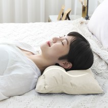 수니홈 조절 경추베개, 모달 베이지, 메밀, 1개