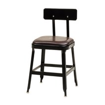 [하이파가구] 스타벅스/철제카페의자 식탁의자 블랙-투명, 색상:투명