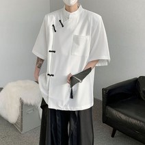 봄가을 가운 공연 자켓 개량 남자 개량 두루마기 캐주얼 남성용 클래식 퓨전 남성