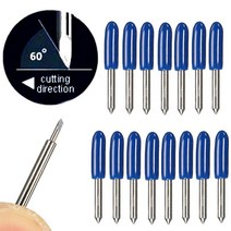 15 Pcs 60도 롤랜드 커팅 플로터 비닐 커터 블레이드 나이프 텅스텐 스틸, 01 15pcs