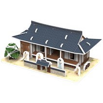 페이퍼락 기와집 3D 입체퍼즐 WC705, 혼합색상, 27피스