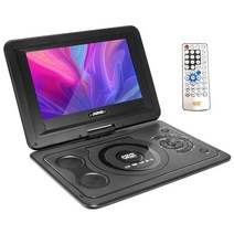 DVD플레이어 에듀플레이어 비디오플레이어 13.9 인치 휴대용 홈 자동차 dvd vcd cd tv usb 라디오 어댑터 지원 tvfmusb gameing-us 플러그, 검은색