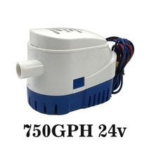 진공 펌프 에어컨 냉장고 DC 12V 24V 물 펌프 자동 빌지 600 750 1100GPH 잠수정 보트 워터 12v 전기 Fola, 04 750GPH 24V