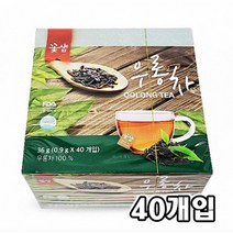 도라지차 결명자차 작두콩차 보리차 구수하고 40개입 티백차 메밀차 순한보리차 결명자 블랙보리차 연근차, 우롱차40T