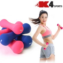 K4스포츠아몸디 K4-61 네오프렌 블루아령 1.5kg 2kg 2개1세트 다이어트 미용아령