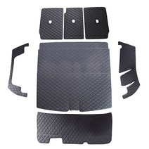 차팡 트렁크매트 벤츠 GLE 4세대 클래스(19년~) 가솔린/디젤_뒷자석 전동시트 차박매트 풀커버 + 도어매트, [SS]블랙/블랙_가솔린/디젤_뒷자석 일반시트