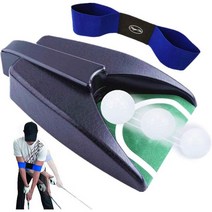 FINGER TEN 골프 자동 퍼팅 컵 리턴 머신 프리 스윙 암 밴드 밸류 팩이 포함된 실, 1 Putting Cup+ 1 Arm Band