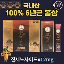 6년근 홍삼농축액 스틱 진액 액기스 100%국내산 진세노사이드 비타민5종 짜먹는홍삼 프리미엄 선물포장 5중기능성 추석 시댁 생신 남편 거래처 설 어른 60대 선물세트, 1세트(10gx30포/총300g)