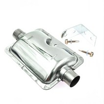 무시동히터 에어히터 워터히터 소음기 캠핑차량 트럭 히터 부품 화물차 베바스토 에버스패커 히터호환, 에어히터 실버