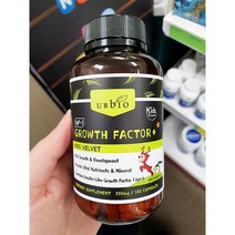 어린이 키즈 녹용 초유 청소년 IGF-1 성장 유비바이오 180정