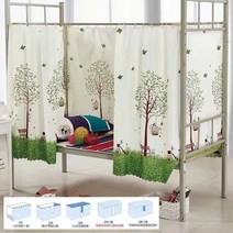 나뭇잎캐노피 여아캐노피 나뭇잎 가림막 캐노피 침대 커튼 블랙 아웃 모기장 기숙사 텐트 하단 이층 통기성, 38 40_03 ceiling(1.13x2.1m)