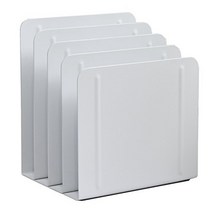 Acrimet Desk Metal File Sorter 4 Sections (White Color) null, 1, White