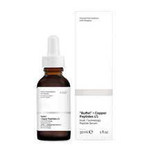 세럼드롭 선박 얼굴 스킨 케어 뷔페 구리 펩티드 1% 멀티 기술 세럼 30ml, 한개옵션0