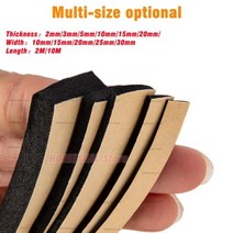 흡음재 방음벽 방음재 선박 us 자기 접착제 스폰지 씰 스트립 Width10-30mm 두꺼운 2-20mm 단일 양면 충돌 방지 가스켓 EVA 블랙 폼, 14 5mm x 30mm x 10m