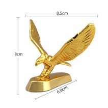 독수리 엠블럼 금장 은장 본넷 후드 장식 오토바이 자동차 메탈 튜닝 앰블럼 스토비투, 골드, 골드