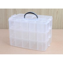 뜨개실 종류별 모음 수집 취미 정리함 수납정리함, 블루