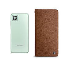 갤럭시버디1 리미트 캐슬 천연소가죽 플립케이스 (SM-A226L)