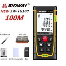 스마트줄자 레이저 골프 거리측정기 sndway laser rangefinder distance meter range finder 50m 120m trena laser 테이프, 협력사, sw-tg100 100m